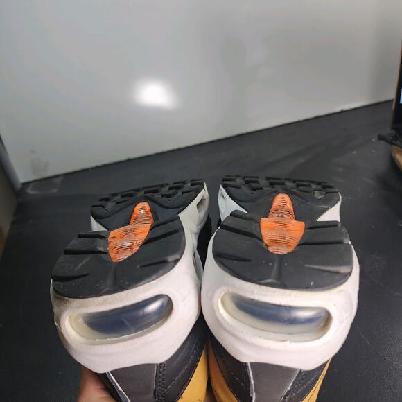 Sz 4.5Youth Fit 6 Women's Nike Air Max 95 011109 White Brown Suede Casual Shoes - Picture 6 of 11